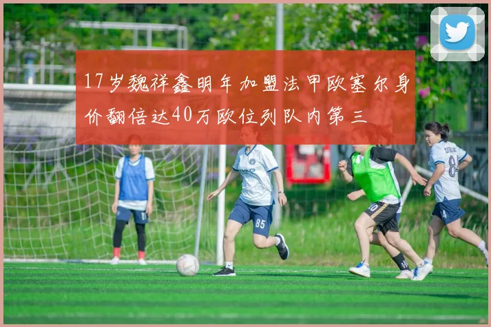 17岁魏祥鑫明年加盟法甲欧塞尔身价翻倍达40万欧位列队内第三