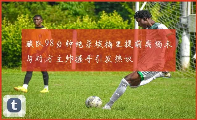狼队98分钟绝杀埃梅里提前离场未与对方主帅握手引发热议